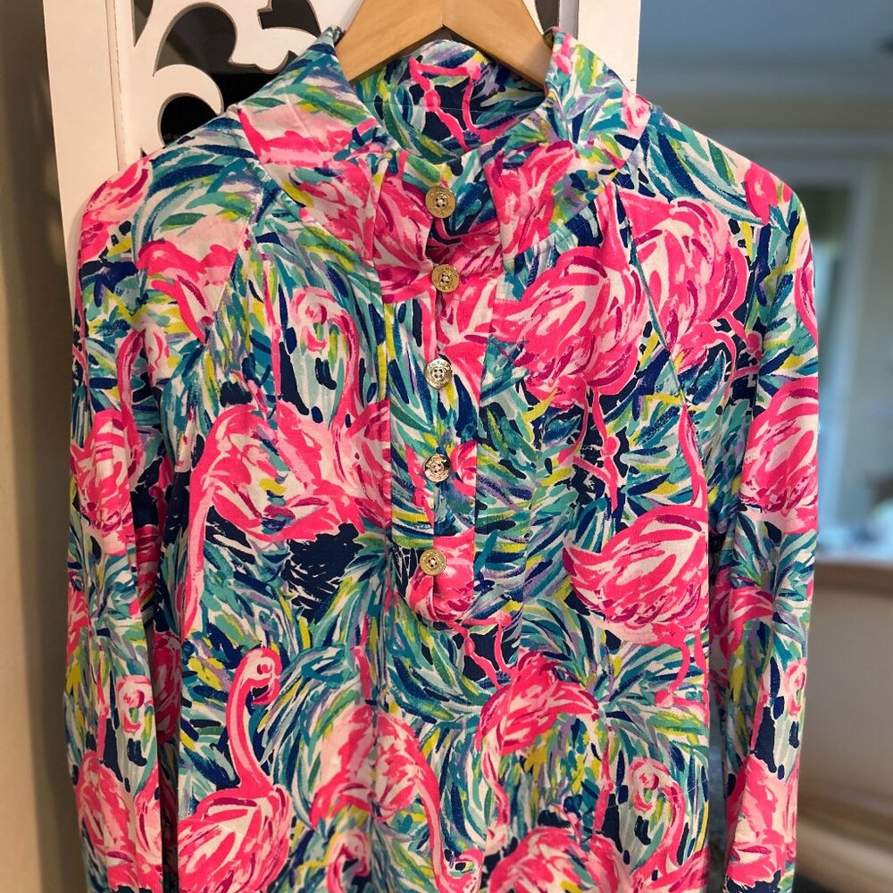 Lilly Pulitzer Windsor Pullover in Flamenco Beach